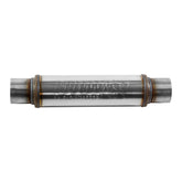 Flow Fx Muffler Flow Fx Muffler 3.00 In/Out Round Body Moderate Sound Stainless Steel Flowmaster