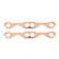 Copper Seal Header Gaskets Flat Fits 1955-1991 Chevrolet 262-400 Gen I Small Block Round Ports Mr Gasket