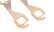 Copper Seal Header Gaskets Port Size 1.45 x 1.55 Fits 1955-1991 Chevrolet 262-400 Gen I Small Block Rectangular Ports Mr Gasket