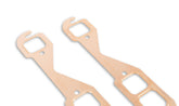 Copper Seal Header Gaskets Port Size 1.45 x 1.55 Fits 1955-1991 Chevrolet 262-400 Gen I Small Block Rectangular Ports Mr Gasket