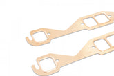 Copper Seal Header Gaskets Port Size 1.45 x 1.55 Fits 1955-1991 Chevrolet 262-400 Gen I Small Block Rectangular Ports Mr Gasket