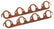 Copper Seal Header Gaskets Fits 1968-1988 Ford 429-460 Big Block except Boss, CJ & SCJ. Rectangular Ports, 1.25 Inch x 2.08 Inch Mr Gasket