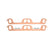 Copper Seal Header Gaskets Fits 1967-1992 Mopar 273-318 2-Barrel LA Small Block Rectangular Ports, 1.00 Inch x 1.64 Inch Mr Gasket