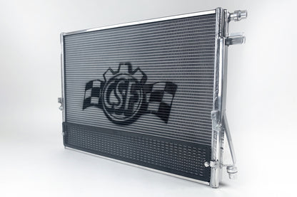 CSF Heat Exchanger with Rock Guard — 2020-2026 Toyota GR Supra & BMW G-Series | B48/B58, 2-Row 42mm | 8154