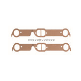 Copper Seal Header Gaskets Fits 1963-1979 Pontiac 326-455. Oval/D-Shaped Ports, 1.55 Inch x 1.94 Inch Mr Gasket