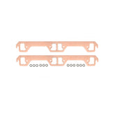 Copper Seal Header Gaskets Fits 1970-1979 AMC 304, 360, 390, 401. Dogleg Ports, 1.25 Inch x 1.75 Inch Mr Gasket