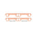 Copper Seal Header Gaskets Fits 1970-1979 AMC 304, 360, 390, 401. Dogleg Ports, 1.25 Inch x 1.75 Inch Mr Gasket