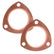 Copper Seal Collector Gaskets -Pair Fits 2-1/2 Inch Diameter 3-Bolt Round Header Collectors Mr Gasket