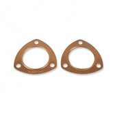 Copper Seal Collector Gaskets -Pair Fits 2-1/2 Inch Diameter 3-Bolt Round Header Collectors Mr Gasket