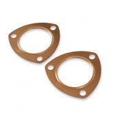 Copper Seal Collector Gaskets -Pair Fits 2-1/2 Inch Diameter 3-Bolt Round Header Collectors Mr Gasket