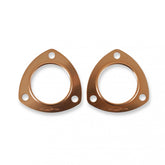 Copper Seal Collector Gaskets -Pair Fits 2-1/2 Inch Diameter 3-Bolt Round Header Collectors Mr Gasket