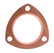 Copper Seal Collector Gasket Bolt Pattern 3-1/2 Individual Fits 2-1/2 Inch Diameter 3-Bolt Round Header Collector Mr Gasket