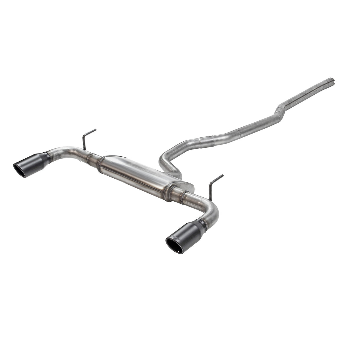 Flow Fx Cat-Back Exhaust System Fits 2014-2022 Jeep Cherokee 3.2-Liter, Flow Fx Cat-Back 2.5-Inch Stainless Steel Exhaust System, 3.5-Inch Black Ceramic Tips, Dual Out Rear Exit Flowmaster
