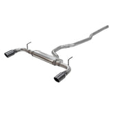 Flow Fx Cat-Back Exhaust System Fits 2014-2022 Jeep Cherokee 3.2-Liter, Flow Fx Cat-Back 2.5-Inch Stainless Steel Exhaust System, 3.5-Inch Black Ceramic Tips, Dual Out Rear Exit Flowmaster