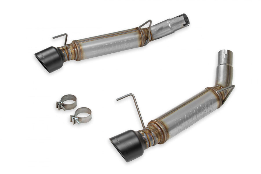 Flow Fx Axle-Back Exhaust System 2005-2010 Ford Mustang Gt, Shelby Gt, Gt500, California Special And Bullitt Cars With 4.6L And 5.4L Engines Aggressive To Moderate Sound Flowmaster