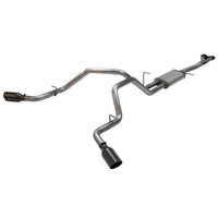 Flow Fx Cat-Back Exhaust System Fits 1996-1999 Chevrolet/Gmc 1500 5.7L Extended Cab/Short Bed With Dual Cats, Flow Fx Cat-Back Dual Exit Exhaust, 3.0 Inch To 2.5 Inch 409 Stainless Steel, Black Tips Flowmaster
