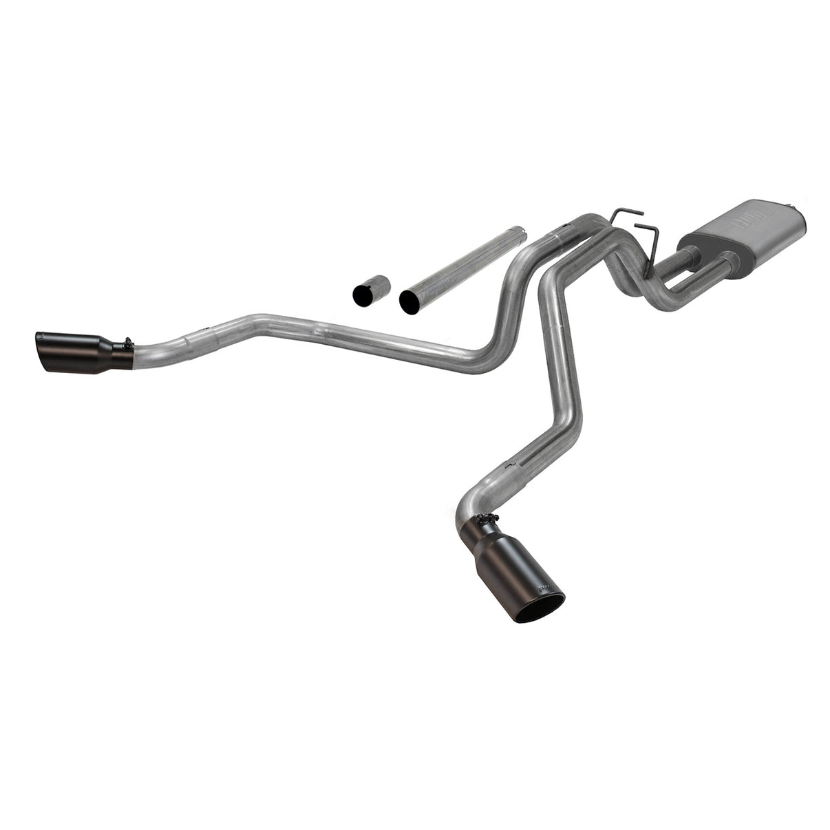 Flow Fx Cat-Back Exhaust System Fits 1994-2001 Dodge Ram 1500 And 1994-2002 2500/3500 With 3.9L / 5.2L / 5.9L Engines, Stainless Steel, Dual Exit Flowmaster