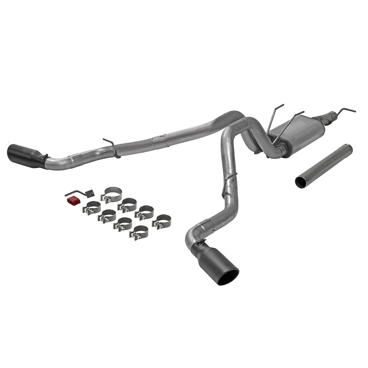 Flow Fx Cat-Back Exhaust System Fits 2017-2026 Ford F250/F350 Super Duty With 6.2, 6.8 And 7.3-Liter V8, Flow Fx Cat-Back, Dual Side Exit, Stainless Steel Exhaust System Flowmaster