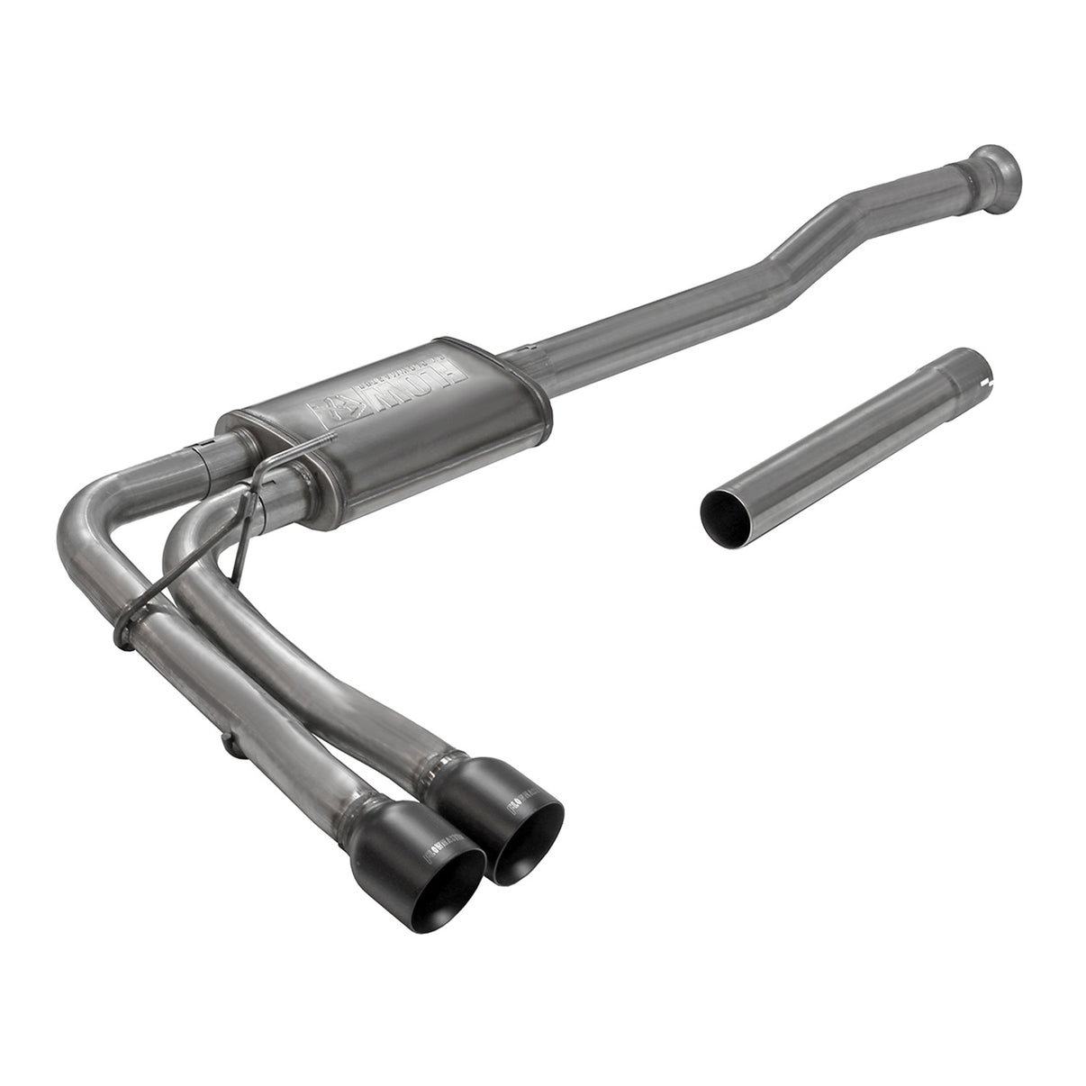 Flow Fx Cat-Back Exhaust System Fits 2021-2025 Ford F-150 2.7, 3.5, 5.0-Liter, Flow Fx Cat-Back 3.00-Inch To 2.50-Inch Stainless Steel Exhaust System, Dual Out Same Side Exit Flowmaster