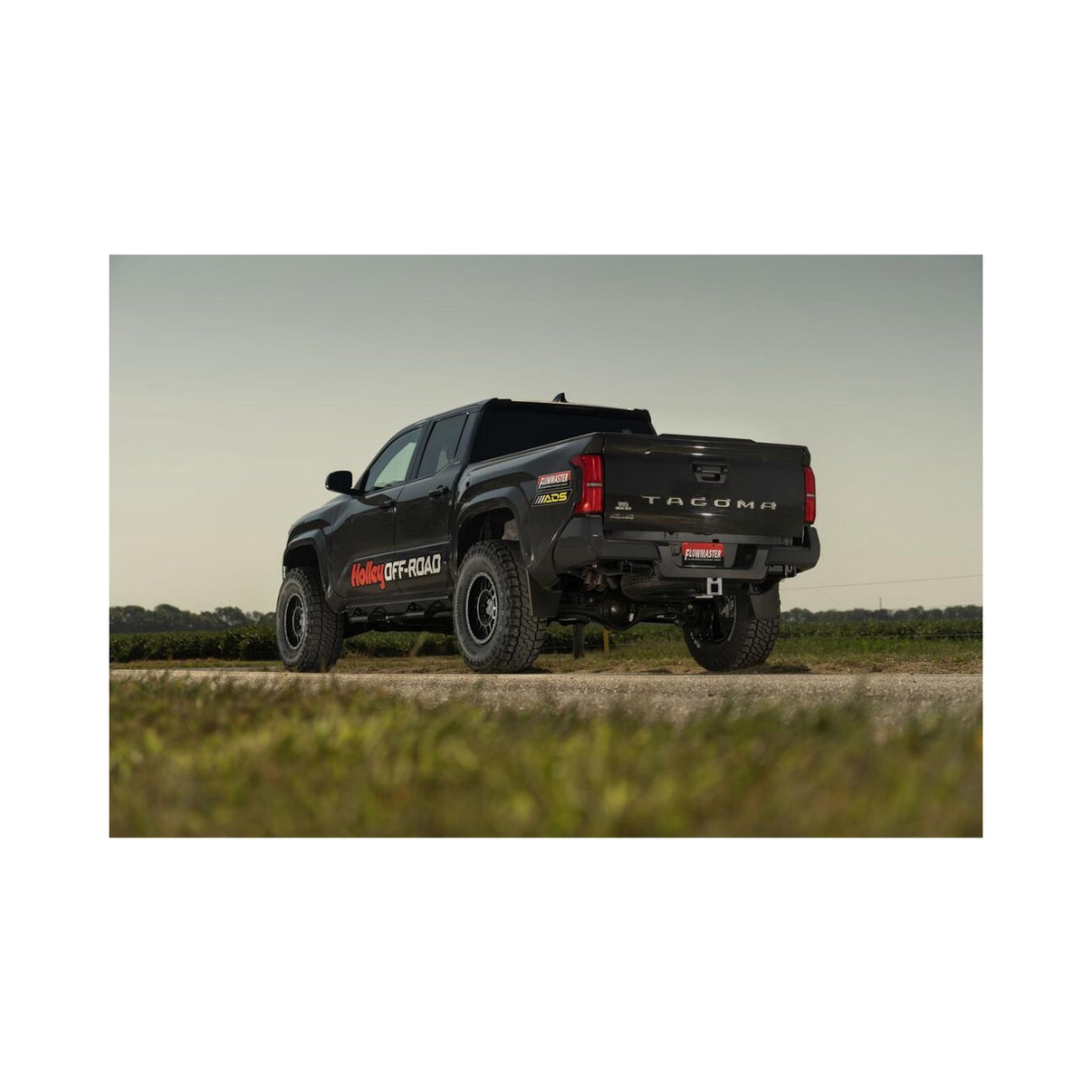 Flow Fx Cat-Back Exhaust System Fits 2024-2025 Toyota Tacoma 2.4-Liter, All Wheelbases, Flow Fx High Clearance Cat-Back Exhaust System, Stainless Steel – Moderate Sound Flowmaster