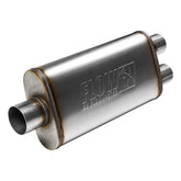 Flow Fx Muffler Flow Fx Muffler 3.00 Center In/2.50 Dual Out Moderate Sound Stainless Steel Flowmaster