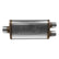 Flow Fx Muffler Flow Fx Muffler 3.00 Center In/2.50 Dual Out Moderate Sound Stainless Steel Flowmaster