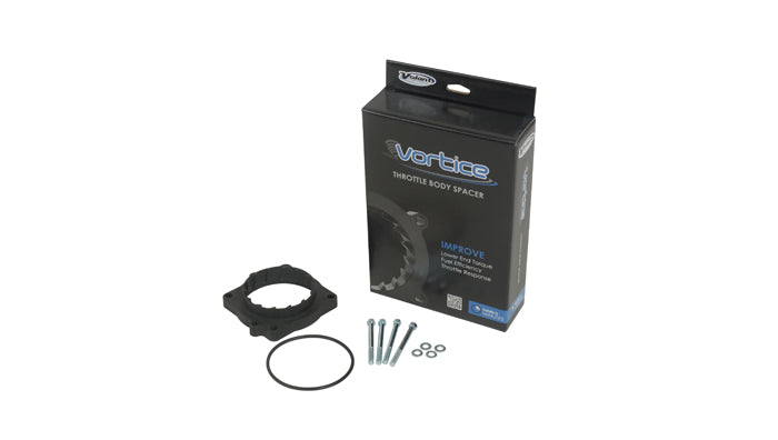 Throttle Body Spacer 1 Inch 09-12 RAM 1500-3500/Durango/Aspen Black Volant