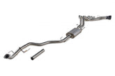 Signature Series Cat-Back Exhaust System Fits 2024-2025 Toyota Tacoma 2.4-Liter, All Wheelbases, Signature Series Dual Out Same Side Cat-Back Exhaust System, 304 Stainless Steel – Moderate Sound Flowmaster