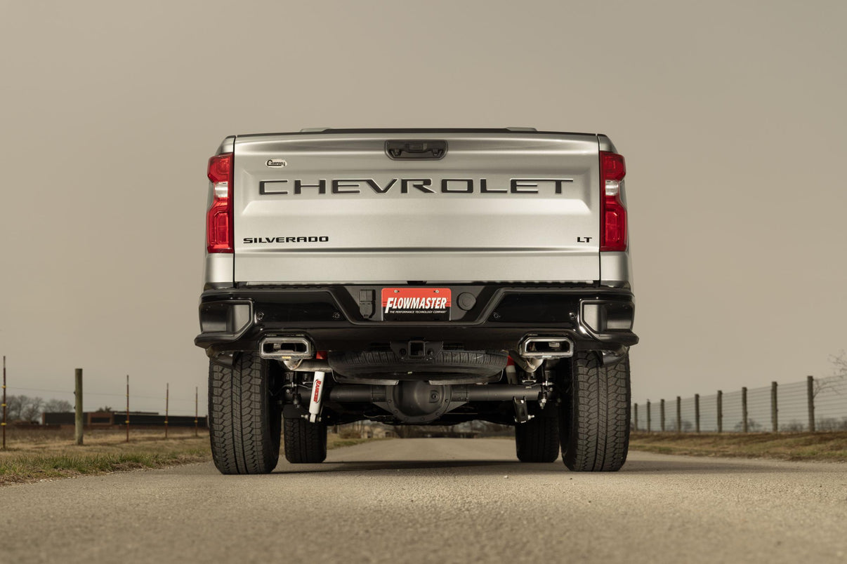 Signature Series Cat-Back Exhaust System Fits 2024-2026 GM 1500 6.2-Liter, Signature Series Cat-Back Exhaust System, With Active Valve, 304 Stainless Steel Flowmaster