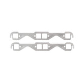 Header Gaskets Aluminum Layered Fits 1955-1991 Chevrolet 262-400 Gen I Small Block 1.45 Inch x 1.48 Inch Square Ports Mr Gasket