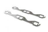 Header Gaskets Aluminum Layered Fits 1955-1991 Chevrolet 262-400 Gen I Small Block 1.45 Inch x 1.48 Inch Square Ports Mr Gasket