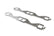 Header Gaskets Aluminum Layered Fits 1955-1991 Chevrolet 262-400 Gen I Small Block 1.45 Inch x 1.48 Inch Square Ports Mr Gasket