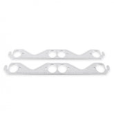Header Gaskets Aluminum Layered Fits 1955-1991 Chevrolet 262-400 Gen I Small Block Round Ports Mr Gasket