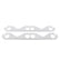 Header Gaskets Aluminum Layered Fits 1955-1991 Chevrolet 262-400 Gen I Small Block Round Ports Mr Gasket