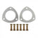 Collector Gaskets Solid Aluminum Fits 2-1/2 Inch Diameter 3-Bolt Round Header Collectors Mr Gasket
