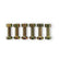 Collector Gaskets Solid Aluminum Fits 3 Inch Diameter 3-Bolt Round Header Collectors Mr Gasket