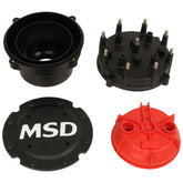 Black Pro-Cap Cap-A-Dapt Kit, Fits Band Clamp Pro Mags Increasing The Distance Between The Terminals MSD Ignition