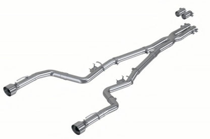 MBRP 2015-2023 Charger 5.7L/6.2L/6.4L 3in Race Profile Cat-Back w/ Dual Tips Aluminized Steel Exhaust | S7118AL