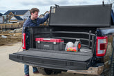 Black BedXtender HD Tailgate Bed Extender Sport Truck Bed Extender For 2004-2024 Ford F-150 (Excludes Heritage/Stepside/Flareside/Models with integrated tailgate step) 2005-2008 Lincoln Mark LT 2007-2024 Toyota Tundra AMP Research