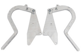 CVF Racing Polished billet trunk hinges for 1968 to 1974 Chevrolet Nova, part TRUNK-HINGE-KIT-74N