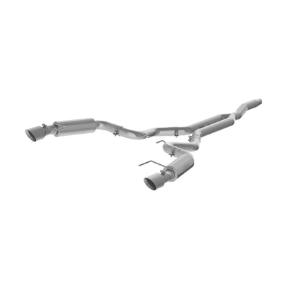 MBRP 2015-2026 Ford Mustang EcoBoost 2.3L T409 3in Cat Back Dual Split Rear Exit (Race Version) | S7275409
