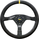 OMP Velocita Superleggero Suede Leather 350mm Diameter Steering Wheel Black