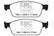 EBC 12-18 Ford Focus ST Bluestuff Front Brake Pads