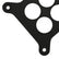 Performance Carburetor Base Gasket 1/4 Inch Thick 4-Hole Fits Holley 4-Barrel Squarebore Carburetors with 1-5/8 Inch Bore up to 600 cfm Mr Gasket