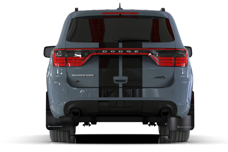 Rally Armor 16-24 Dodge Durango GT/Hellcat/RT/SRT 392/SXT Black UR Mud Flap Red Logo