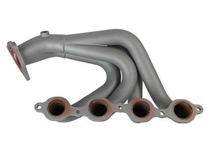 aFe Power Twisted 304 Stainless Steel Header 2020 Chevy Corvette (C8) 6.2L V8 - Titanium Ceramic Coated | 48-34148-T