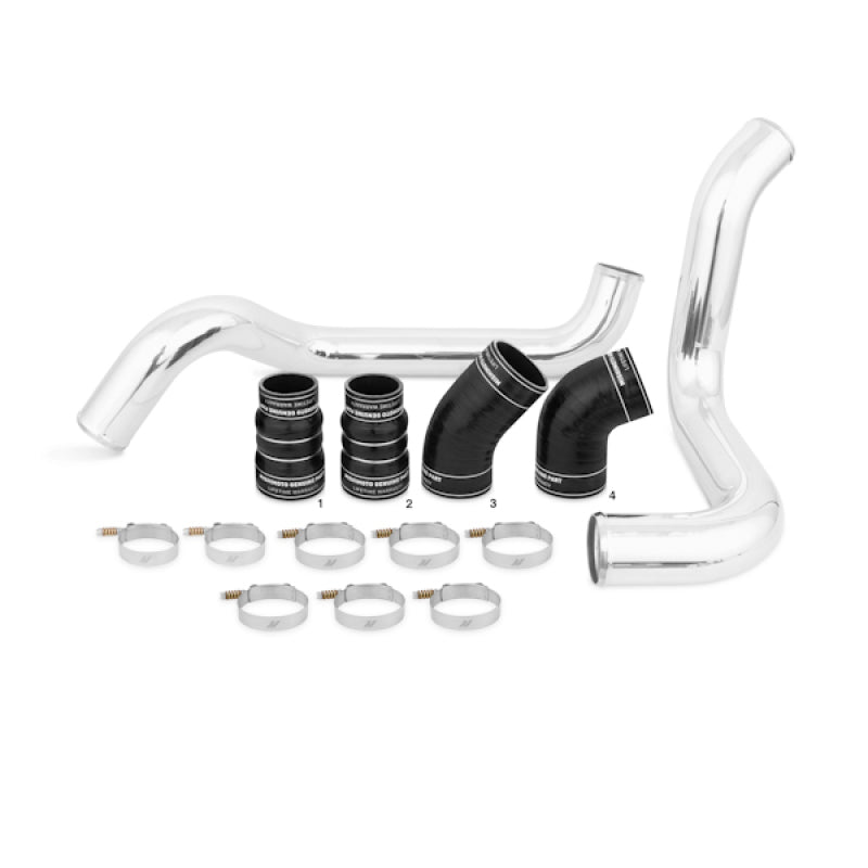 Mishimoto 02-04.5 Chevrolet 6.6L Duramax Intercooler Kit w/ Pipes (Silver)