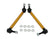 Whiteline Universal Swaybar Link Kit-Heavy Duty Adjustable 10mm Ball/Ball Style