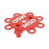 Replacement Cap And Rotor For Pro Mag, Red Replacement Pro Cap Red, 3 Terminal To Terminal Diameter MSD Ignition