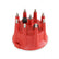 Replacement Cap And Rotor For Pro Mag, Red Replacement Pro Cap Red, 3 Terminal To Terminal Diameter MSD Ignition